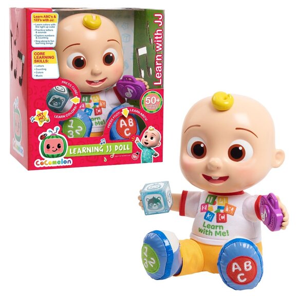 CoComelon, JJ Learning Doll, Includes Lights and Sounds, Baby and Toddler Toy - Picture 1 of 3